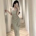 French mint green slim dress French mint green slim dress